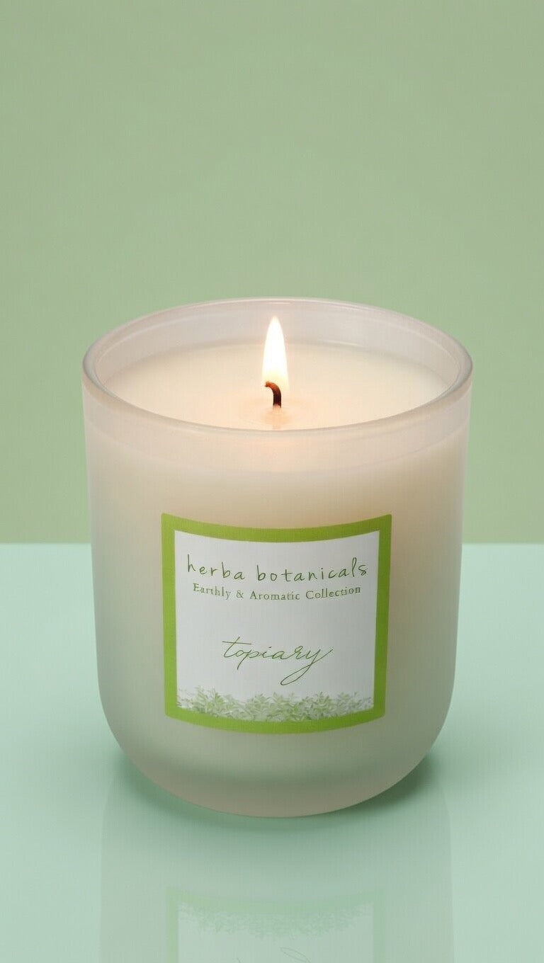 10 oz soy candle - herba botanicals