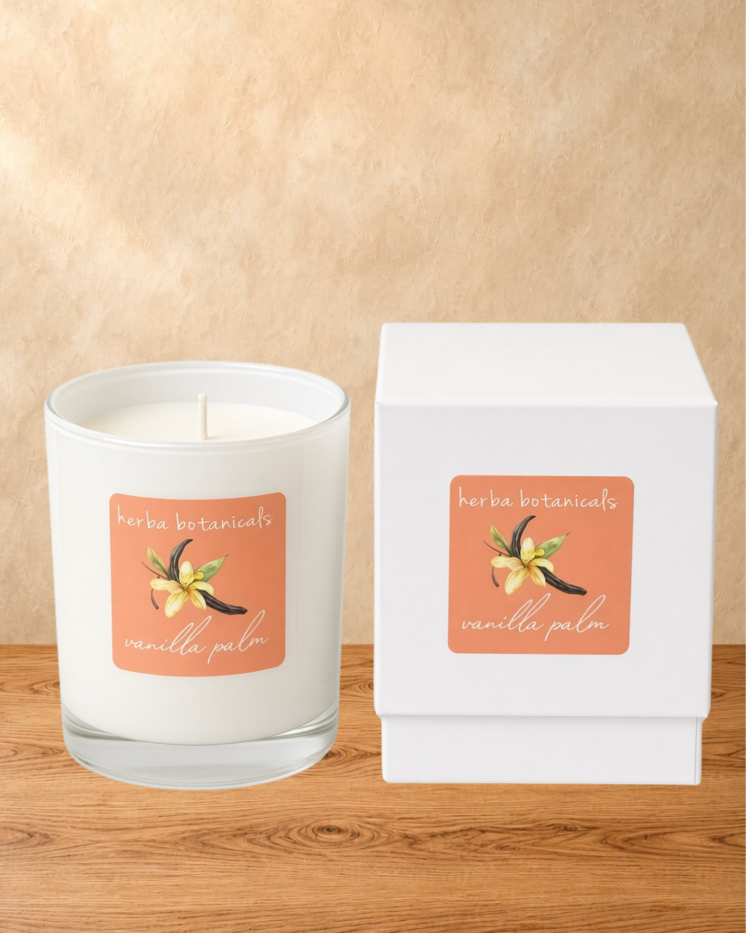 vanilla palm candle