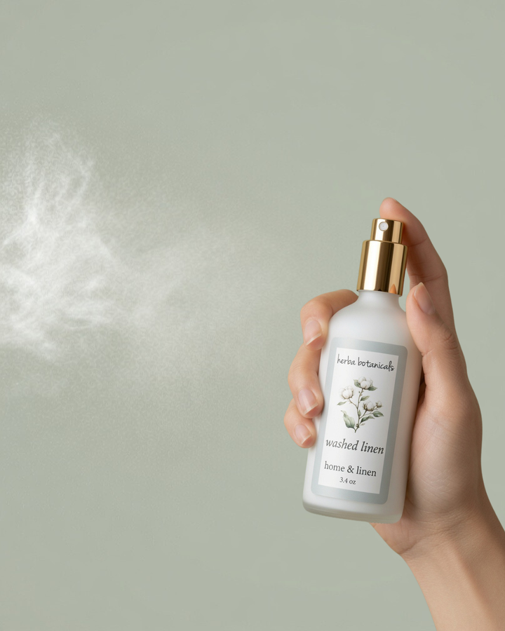 washed linen spray