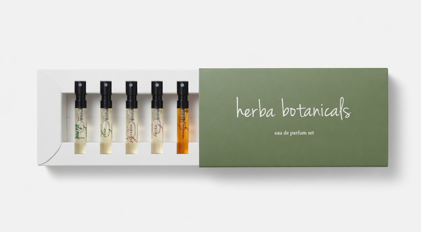 eau de parfum set - herba botanicals