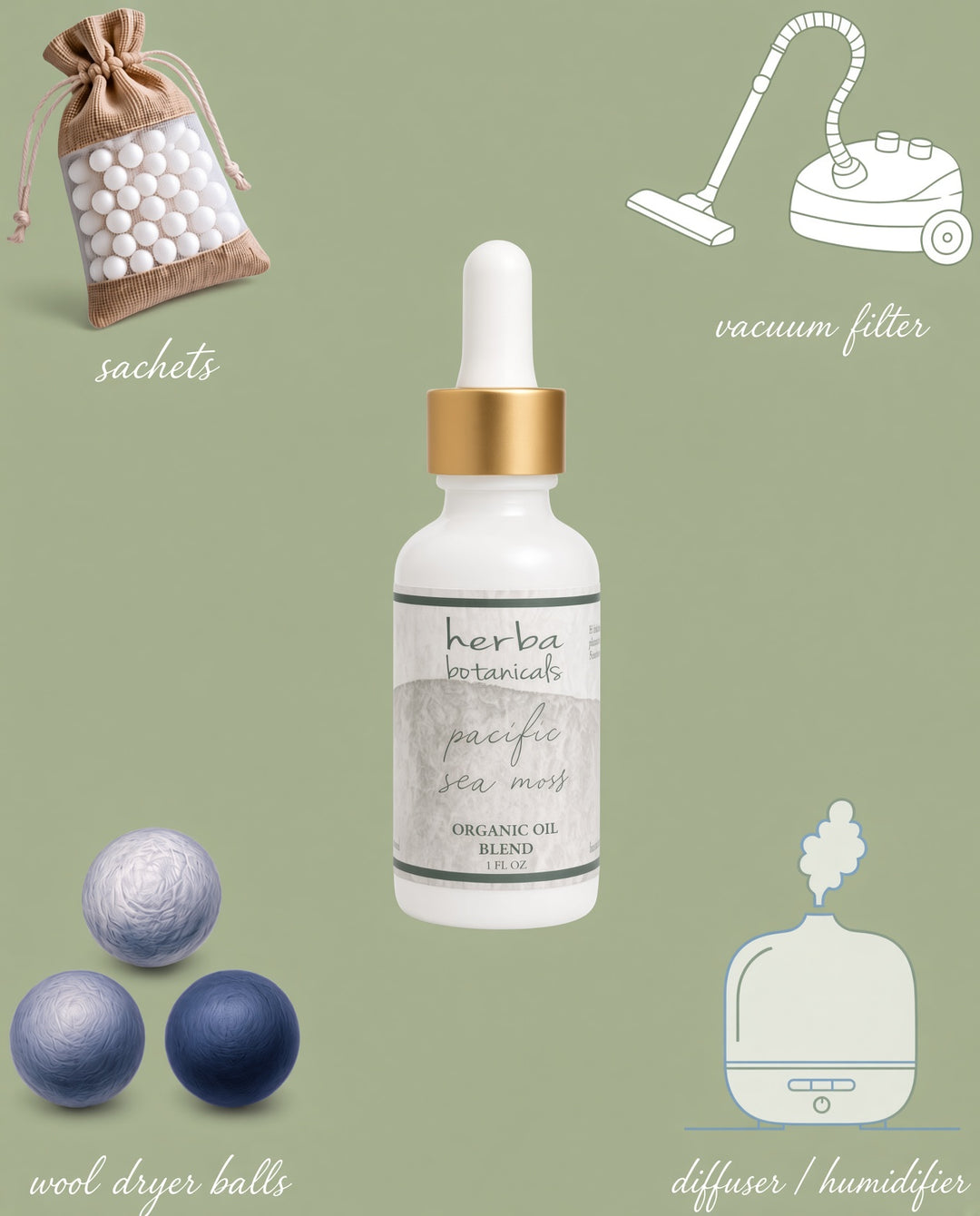 pacific sea moss organic oil blend