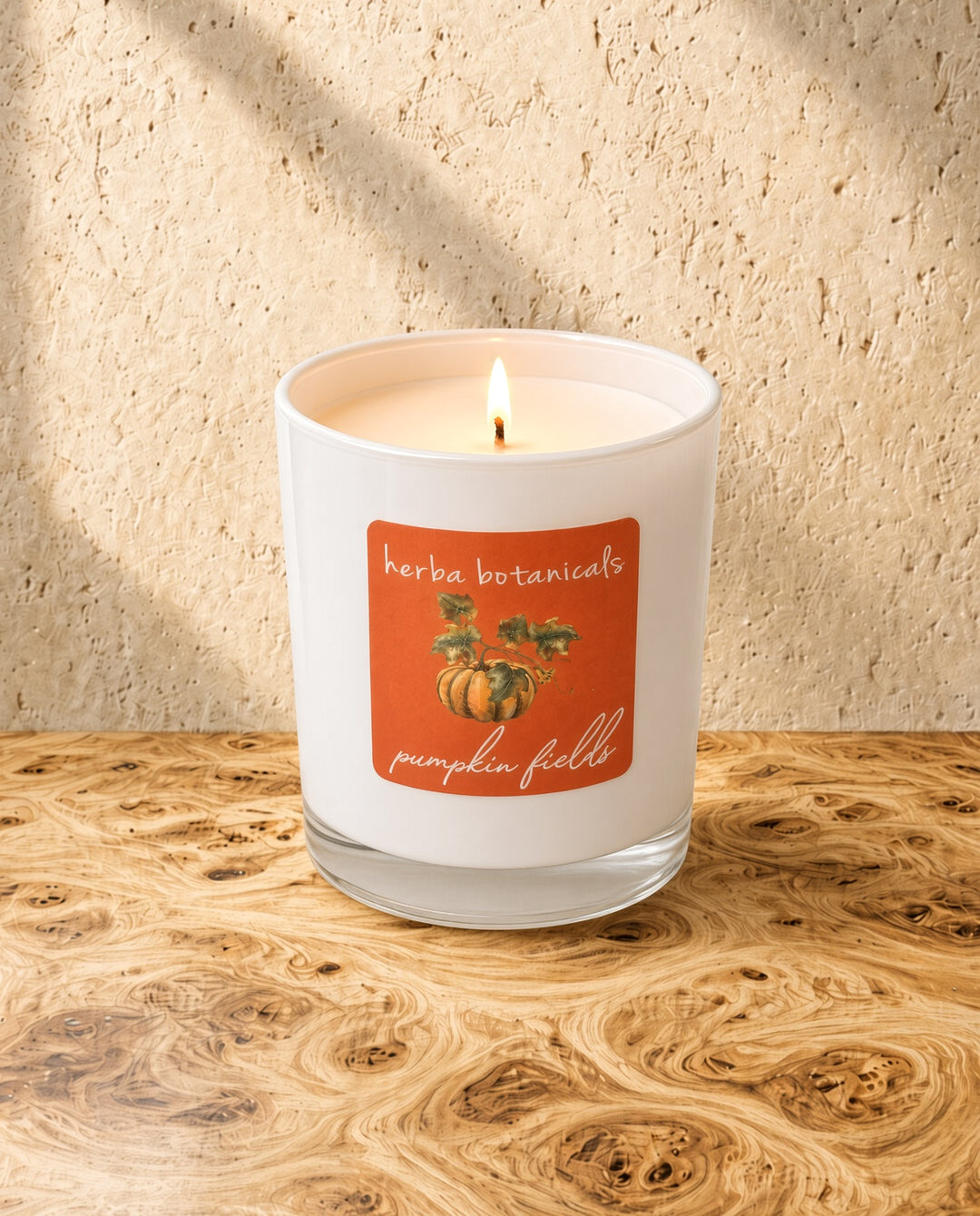 pumpkin fields candle