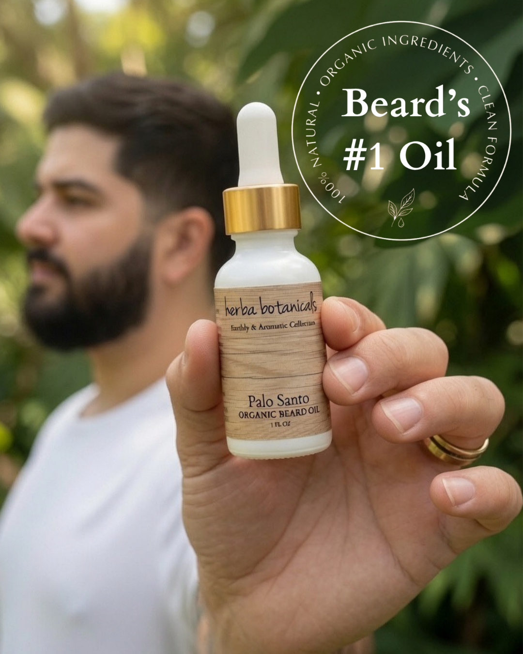 palo santo beard oil