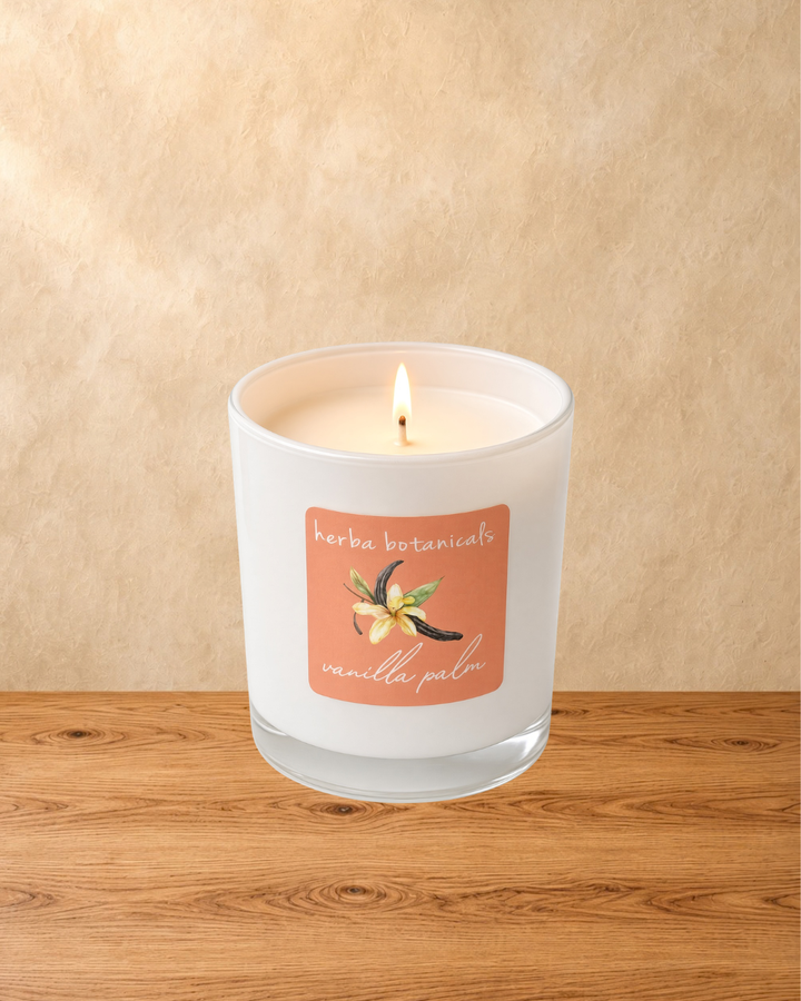 vanilla palm candle