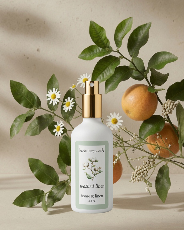 washed linen spray