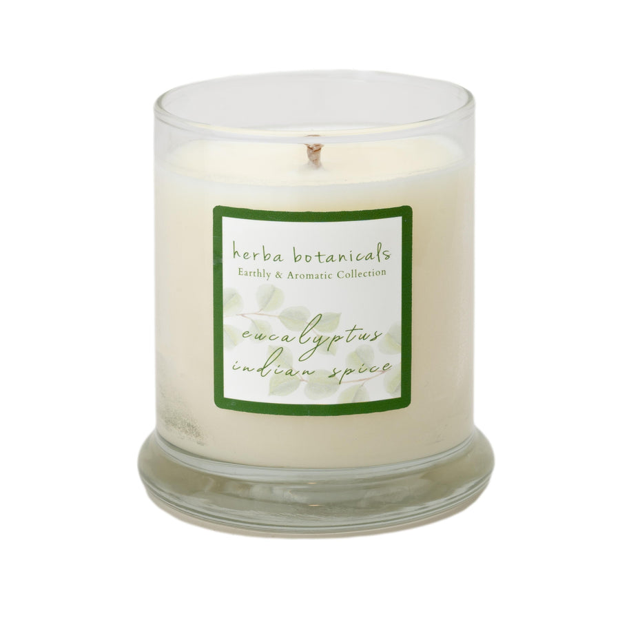 Eucalyptus Indian Spice Soy Candle - herba botanicals