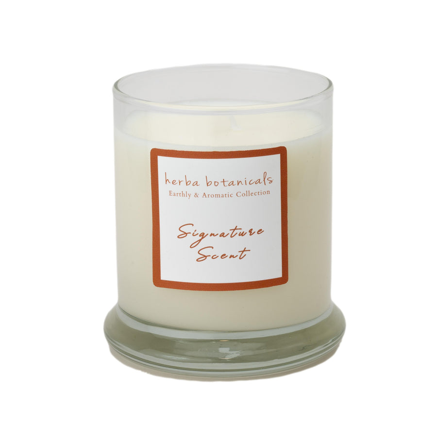 Signature Scent Soy Candle - herba botanicals