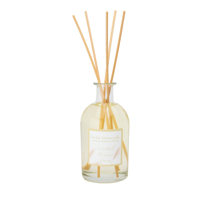 Coastal Pampas Grass Natural Reed Diffuser - herba botanicals