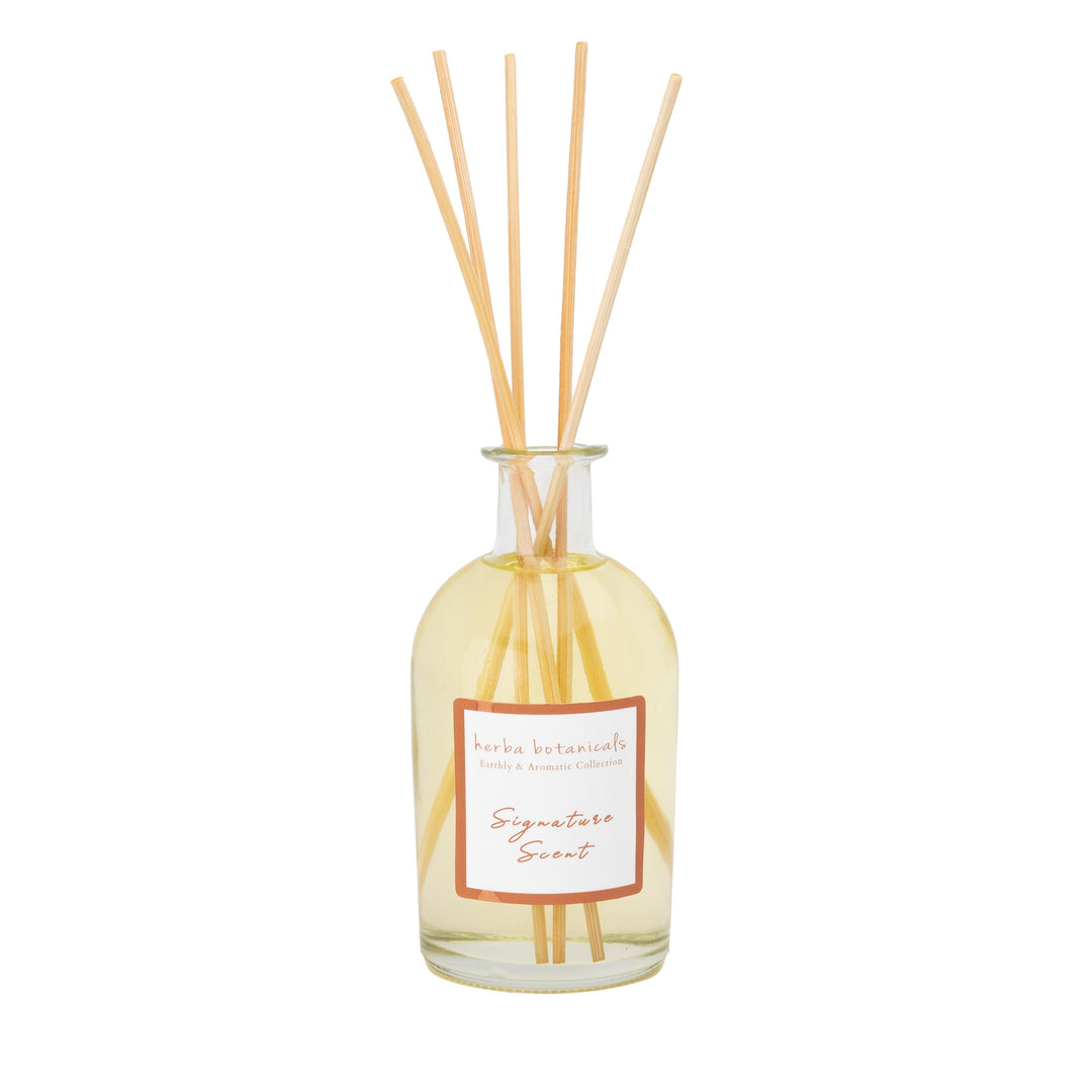 Signature Scent Natural Reed Diffuser - herba botanicals