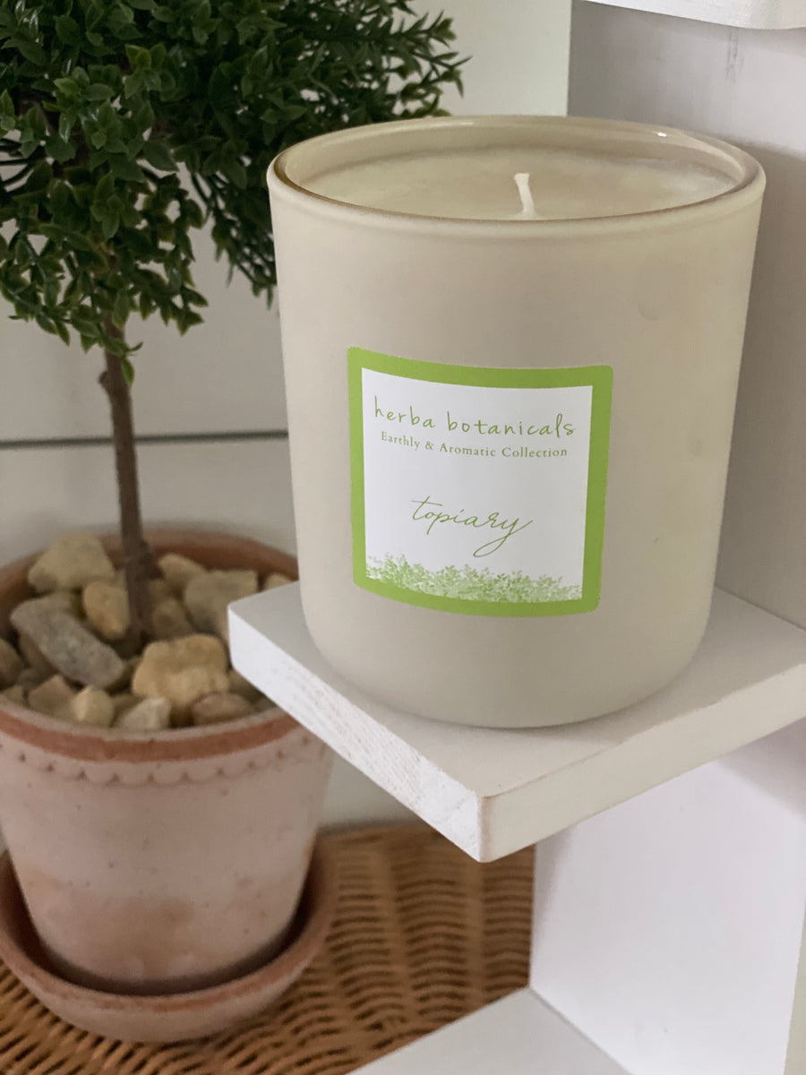Topiary Soy Candle - herba botanicals